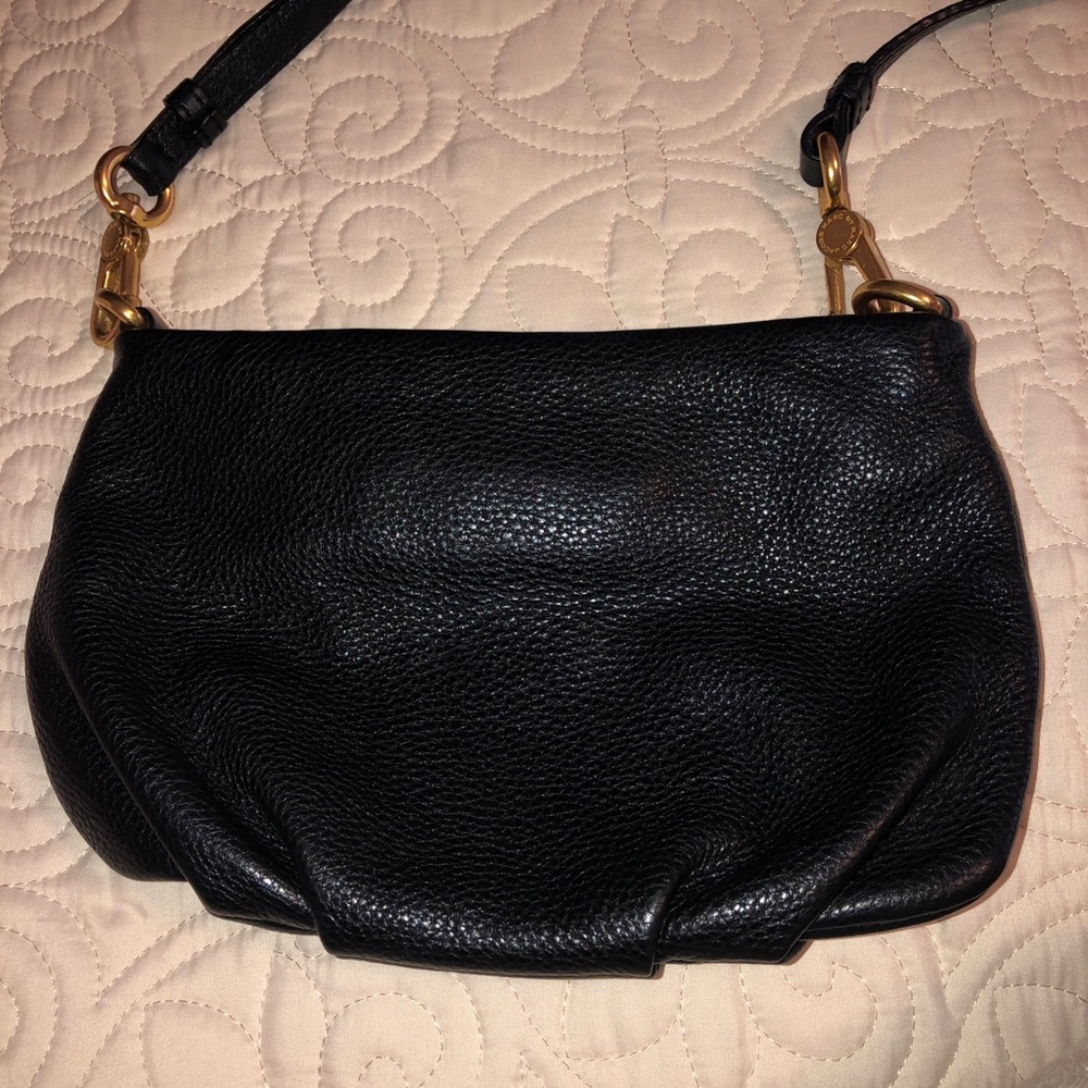 Marc Jacobs Classic Black Leather Q Percy Bag - Picture 6 of 12